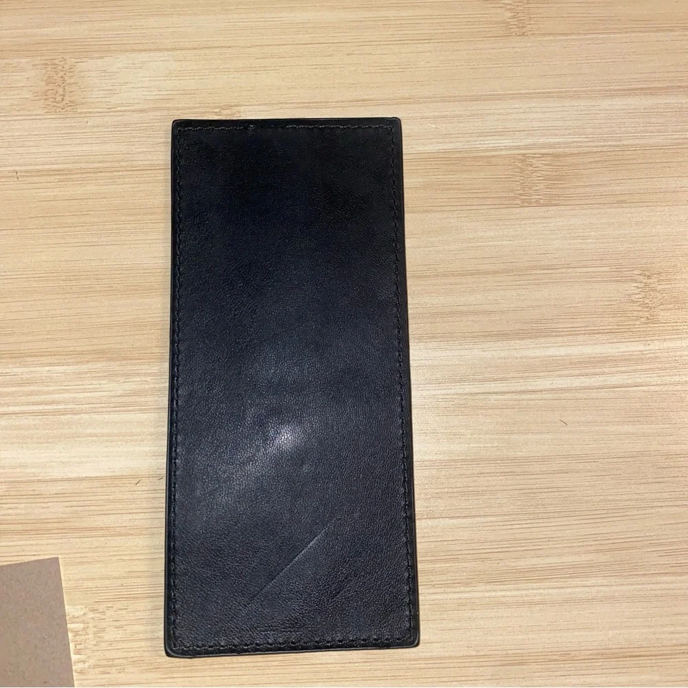 NEW Badgley Mischka Black Simple Cards Holder 7 Card Slots